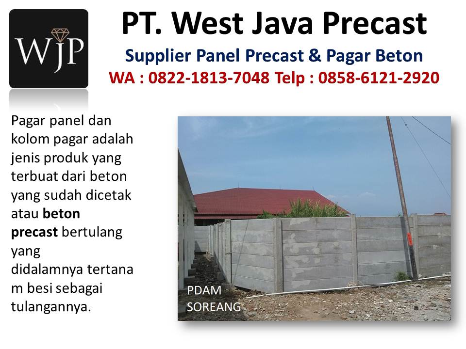 Jual pagar beton rumah minimalis modern hubungi wa : 082218137048, tempat produksi pagar beton di Bandung.  Harga-pagar-beton-lantai-2-1
