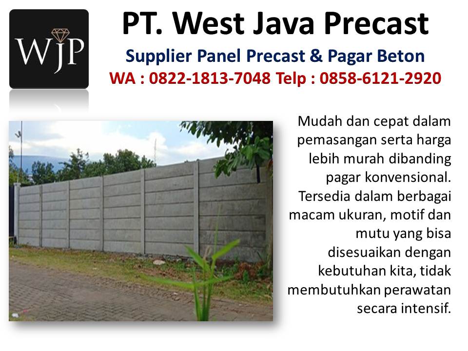 Gambar pagar rumah dari beton hubungi wa : 082218137048 Harga-pagar-beton-muntilan
